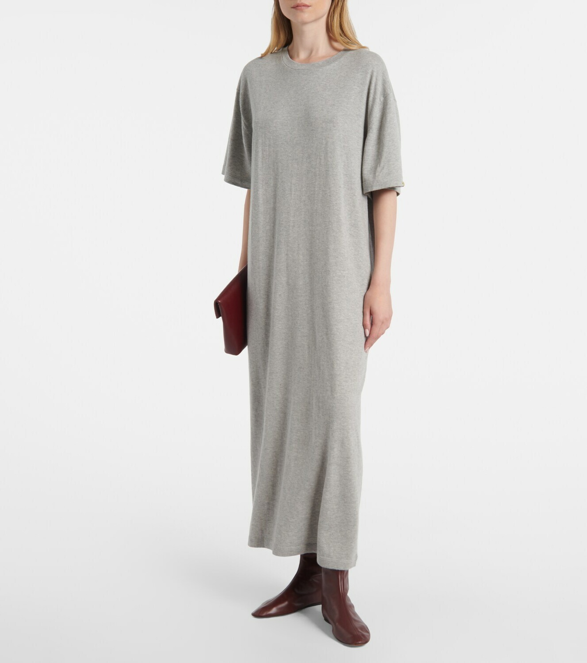 Extreme Cashmere Kris cotton and cashmere maxi dress