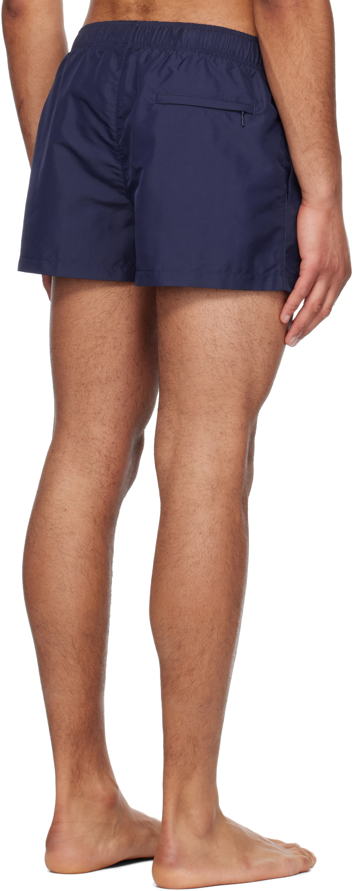 Versace Underwear Navy Embroidered Medusa Swim Shorts