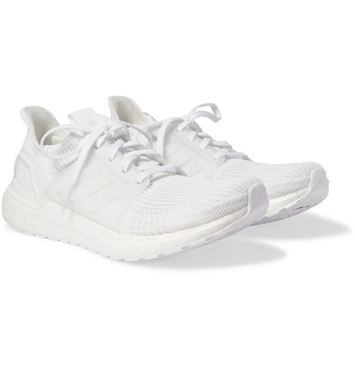 Photo: adidas Originals - UltraBOOST 19 Rubber-Trimmed Primeknit Running Sneakers - White