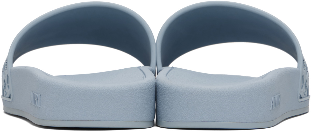AMIRI Blue MA Quad Pool Slides Amiri