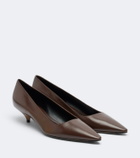 The Row Liisa leather pumps