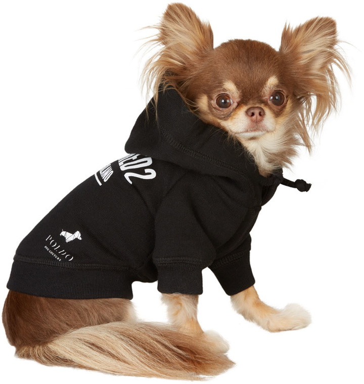 Photo: Dsquared2 Black Poldo Dog Couture Edition Hoodie