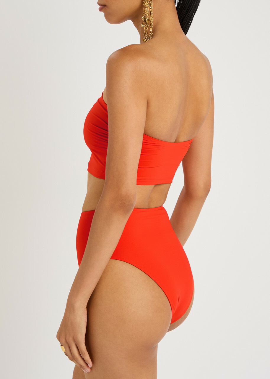 Bondi Born Poppy Bikini Bottoms Red