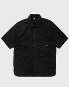 C.P. Company Popeline Shirts   Short Sleeve Black - Mens - Shortsleeves