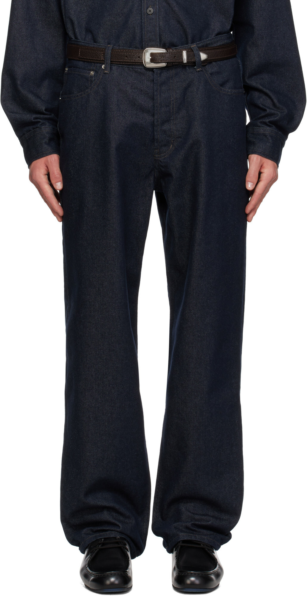 LE17SEPTEMBRE Navy 5-Pocket Jeans