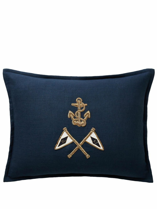 Photo: Ralph Lauren Home Blue Bayview Throw Cushion