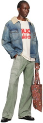 Rhude Indigo Western Denim Jacket