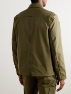 SAIF UD DEEN - Holster Panelled Cotton-Blend Canvas Overshirt - Green