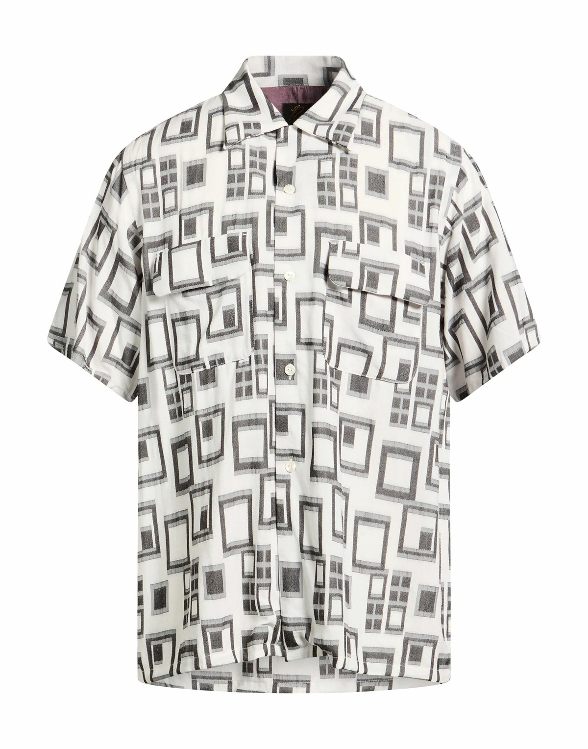 Needles Mens Shirt in Off white