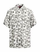 Needles Mens Shirt in Off white