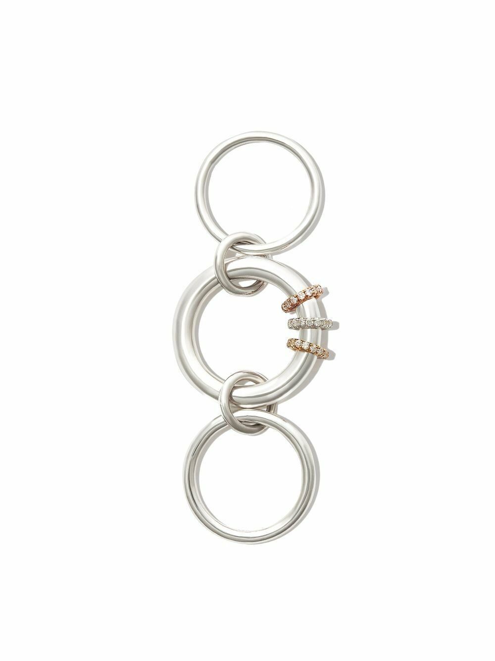 Spinelli Kilcollin Sterling Silver Gemini Diamond Ring