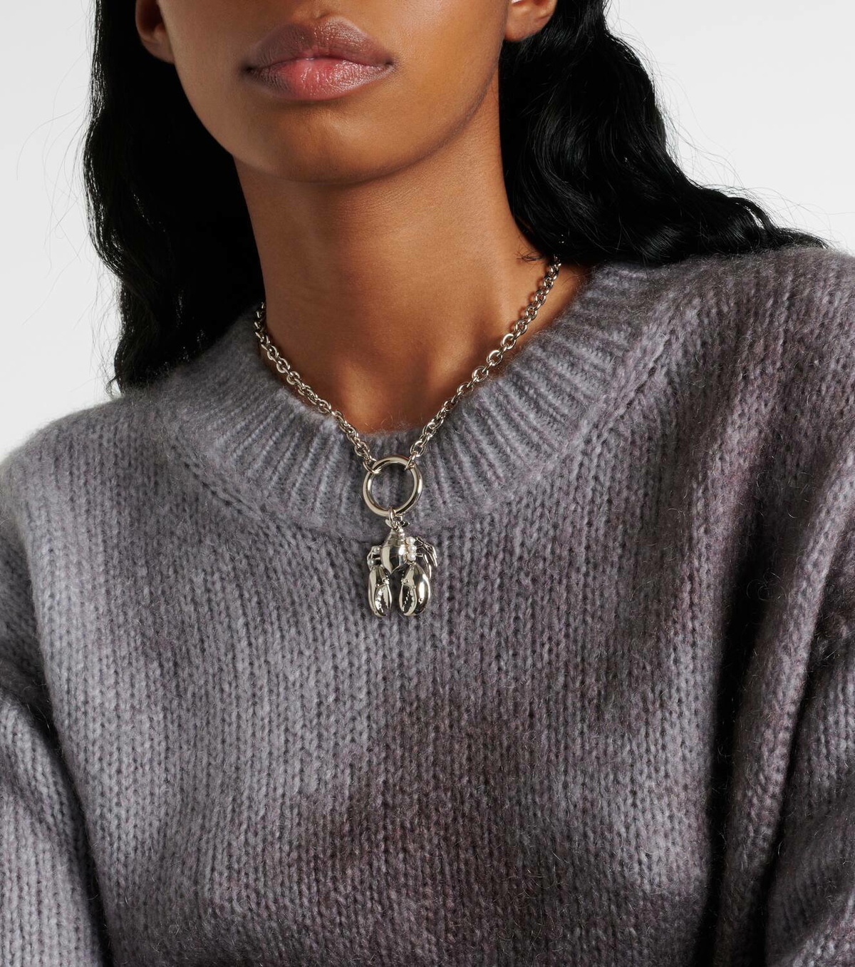 Acne Studios Lobster necklace