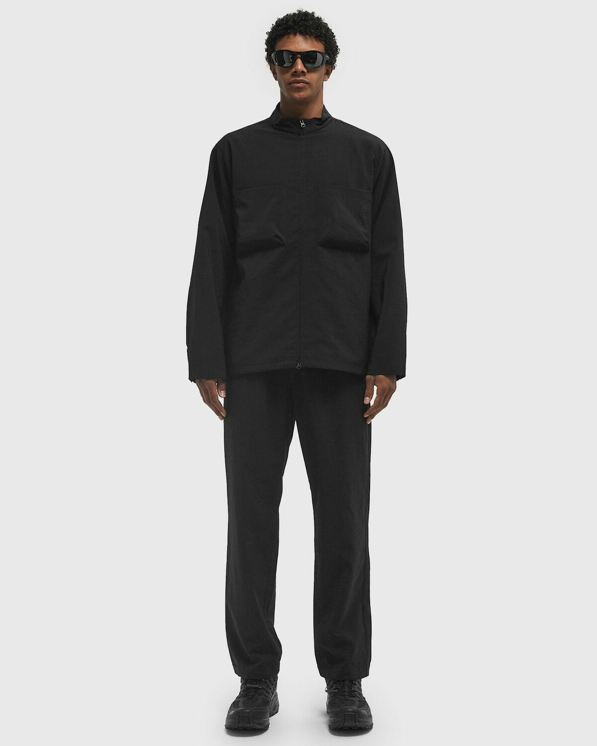 Snow Peak Pe Light Poplin Jacket Black Mens Windbreaker