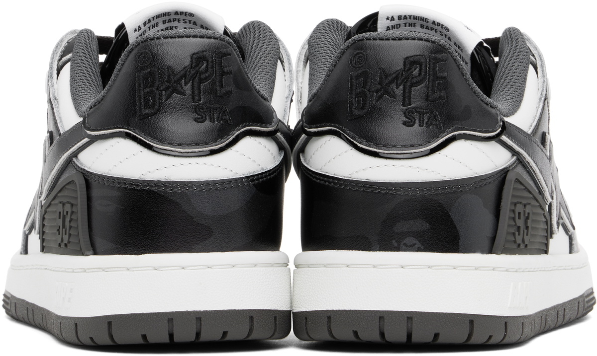 BAPE Black & White SK8 STA #1 M2 Sneakers A Bathing Ape