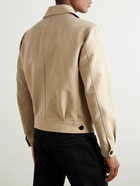 TOM FORD - Cotton-Twill Blouson Jacket - Neutrals