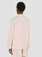 Classic Striped Sleep Shirt in Red