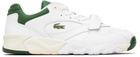 Lacoste White Game Train Pro Leather Sneakers