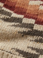 Faherty - Lehi Shawl-Collar Wool-Blend Jacquard Cardigan - Neutrals