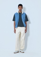 Metalwood Quilted Zip-Up Vest