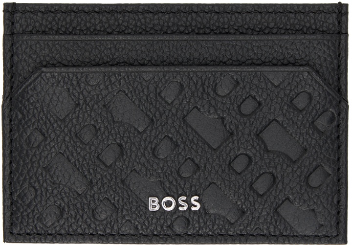 Photo: BOSS Black Embossed Card Holder