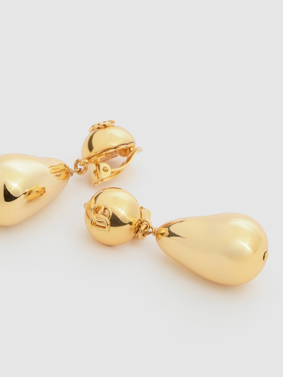 DOLCE & GABBANA Logo Pendant Earrings