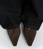 Brunello Cucinelli Suede ballet flats