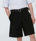 Jil Sander Crochet low-rise cotton-blend shorts