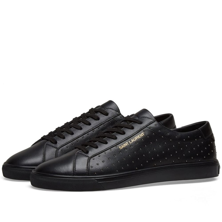 Photo: Saint Laurent Andy Signature Studded Sneaker