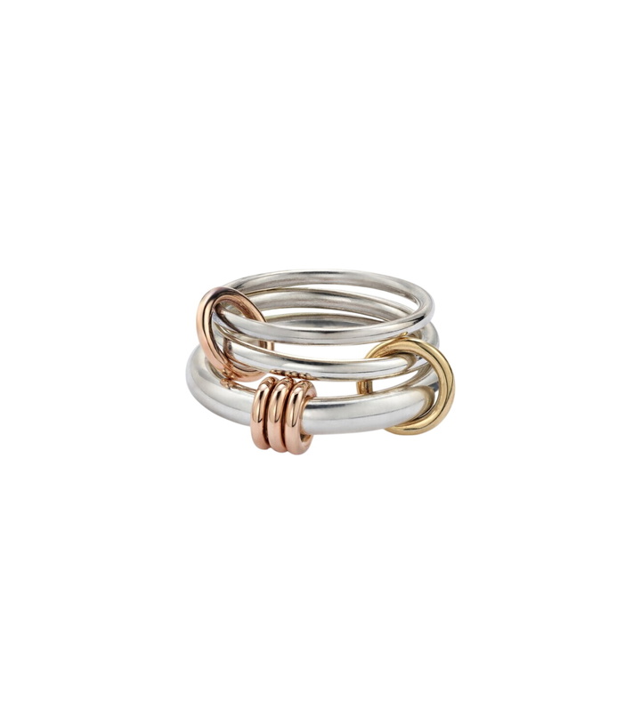 Photo: Spinelli Kilcollin Orion sterling silver, 18kt gold, and 18kt rose gold ring