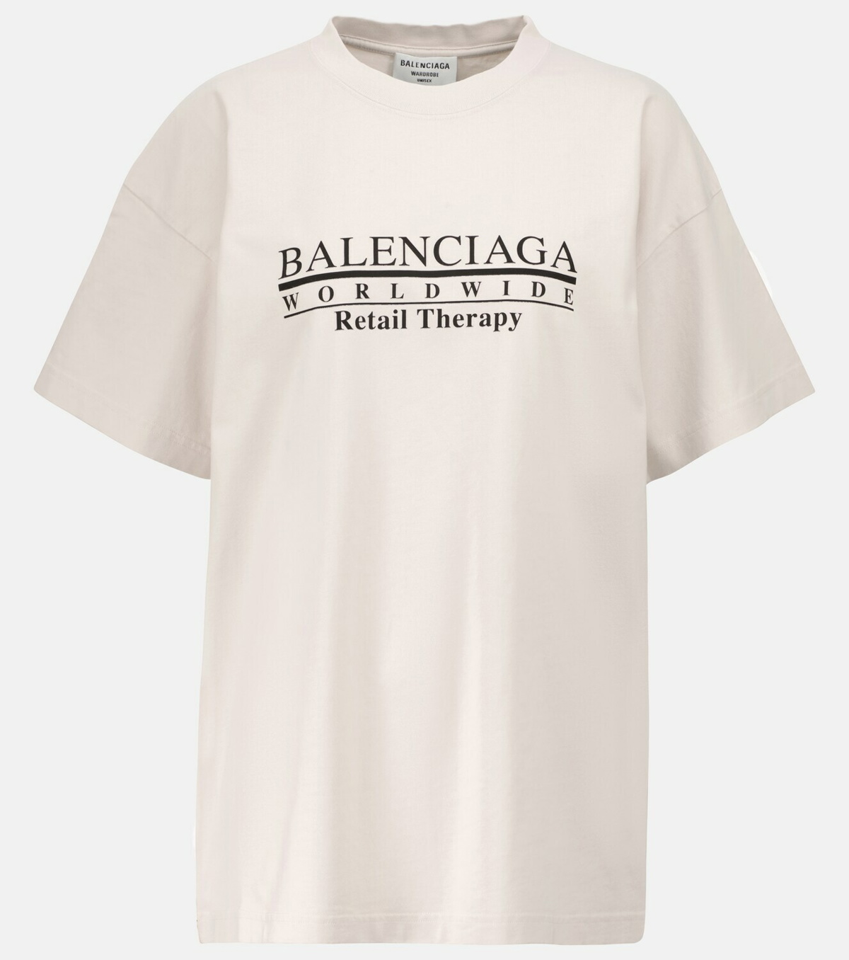 Balenciaga - Retail Therapy cotton jersey T-shirt Balenciaga