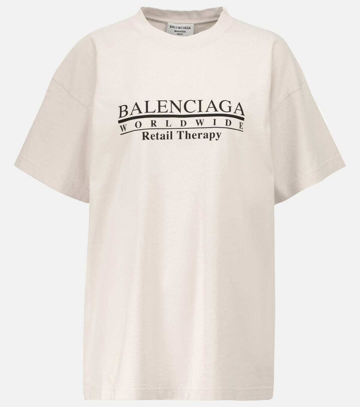 Balenciaga - Retail Therapy cotton jersey T-shirt Balenciaga