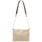 Taikan Men's Large Corduroy Sacoche Cross Body Bag in Tan Corduroy