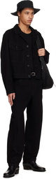 LEMAIRE Black Trucker Denim Jacket
