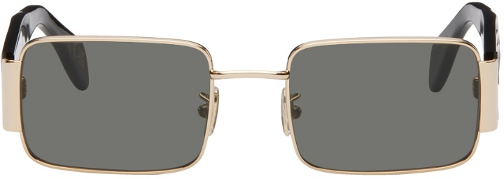 Photo: RETROSUPERFUTURE Gold & Black Z Sunglasses