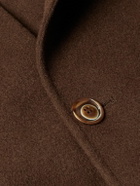Séfr - Yves Wool-Blend Hooded Coat - Brown