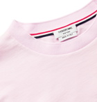 Thom Browne - Printed Cotton-Jersey T-Shirt - Pink