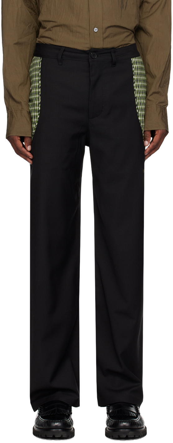 Wood Wood Black Halsey Tech Trousers Wood Wood