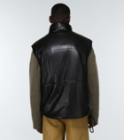 Nanushka - Jovan faux leather puffer vest