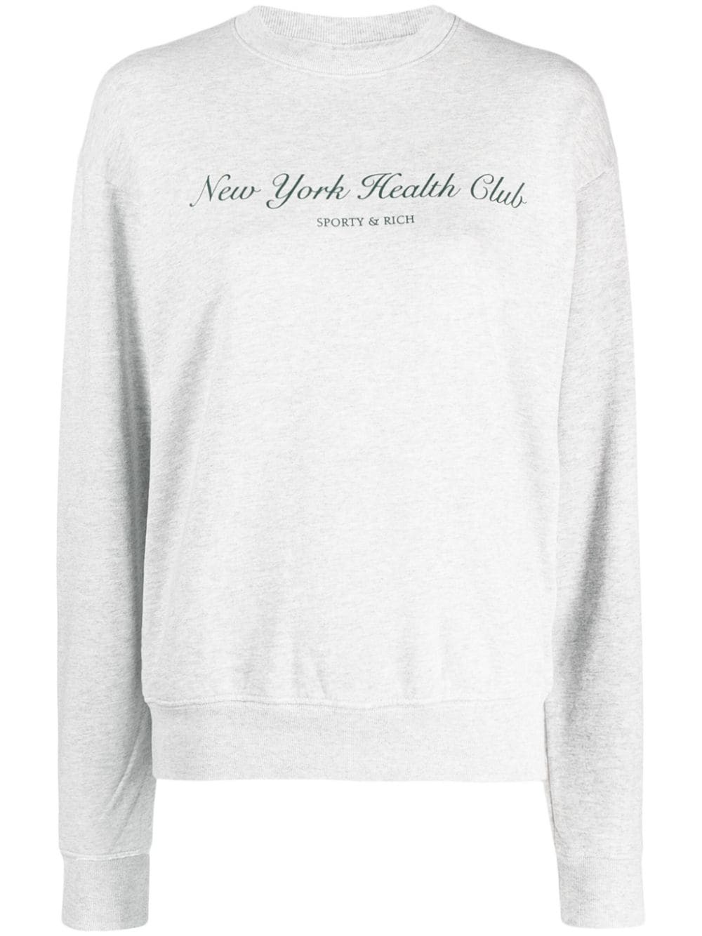 SPORTY RICH - Ny Health Club Cotton Sweatshirt Sporty Rich