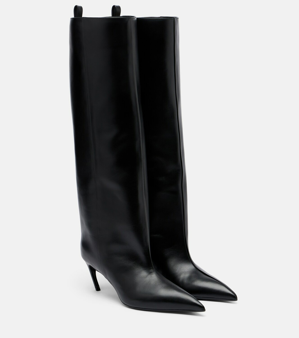 The Attico Lea leather knee-high boots