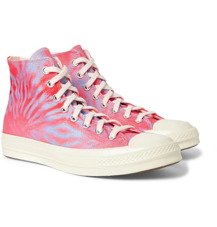 Photo: Converse - 1970s Chuck Taylor All Star Tie-Dyed Canvas High-Top Sneakers - Men - Coral