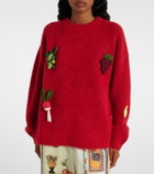Alémais Fruitto alpaca, mohair, and wool-blend sweater
