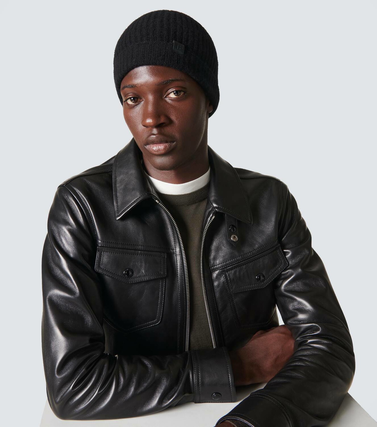 Tom Ford Ribbed-knit cashmere beanie