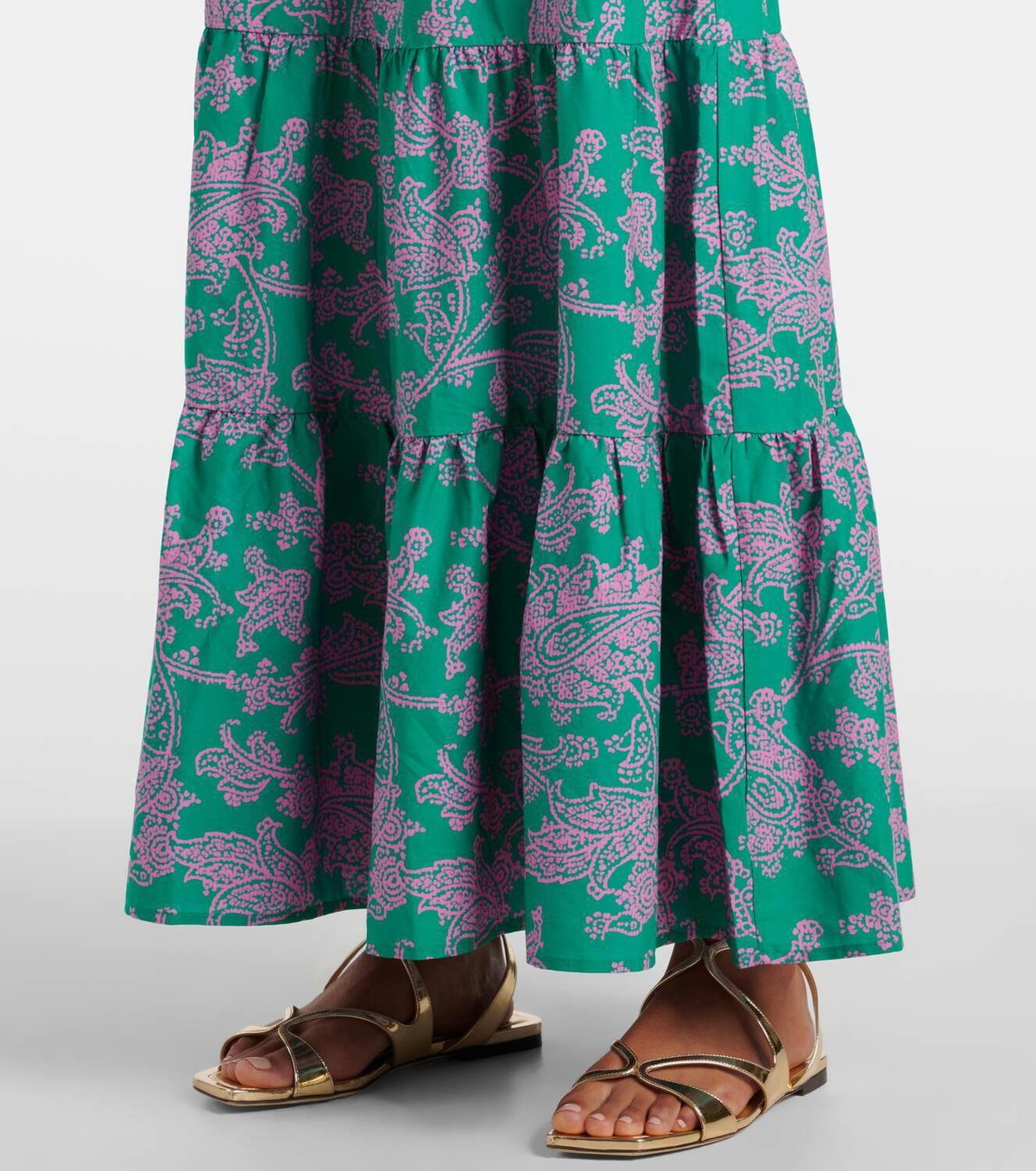 Heidi Klein Santa Rosa paisley cotton-blend maxi dress