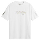 Damson Madder Women's Sundried Washing Line Boyfriend T-Shirt in Off White