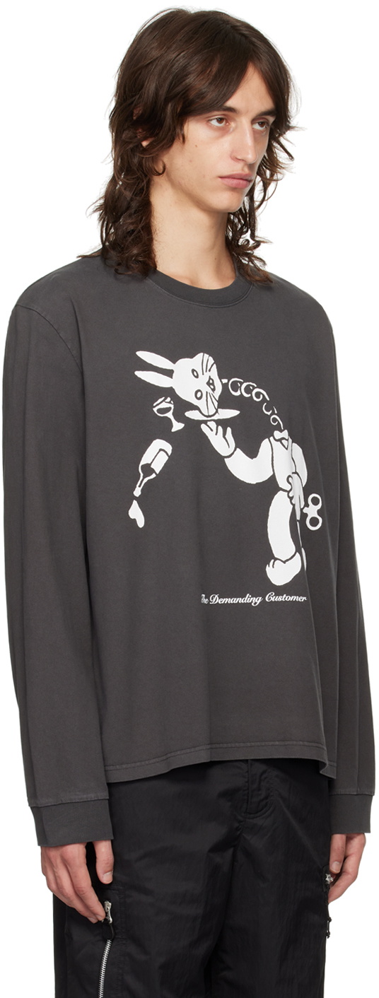 OUR LEGACY Gray Tour Long Sleeve T-shirt Our Legacy
