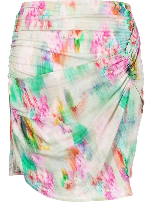 Photo: IRO - Printed Short Wrap Skirt