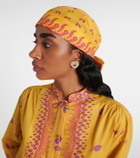 Valentino Escape cotton and silk head wrap