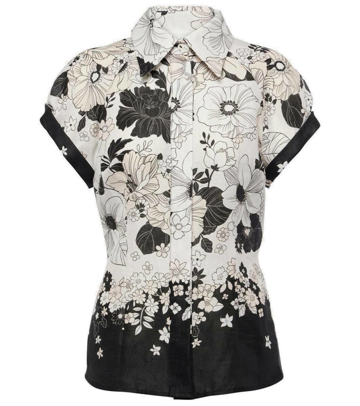 Photo: Zimmermann Pop floral linen shirt