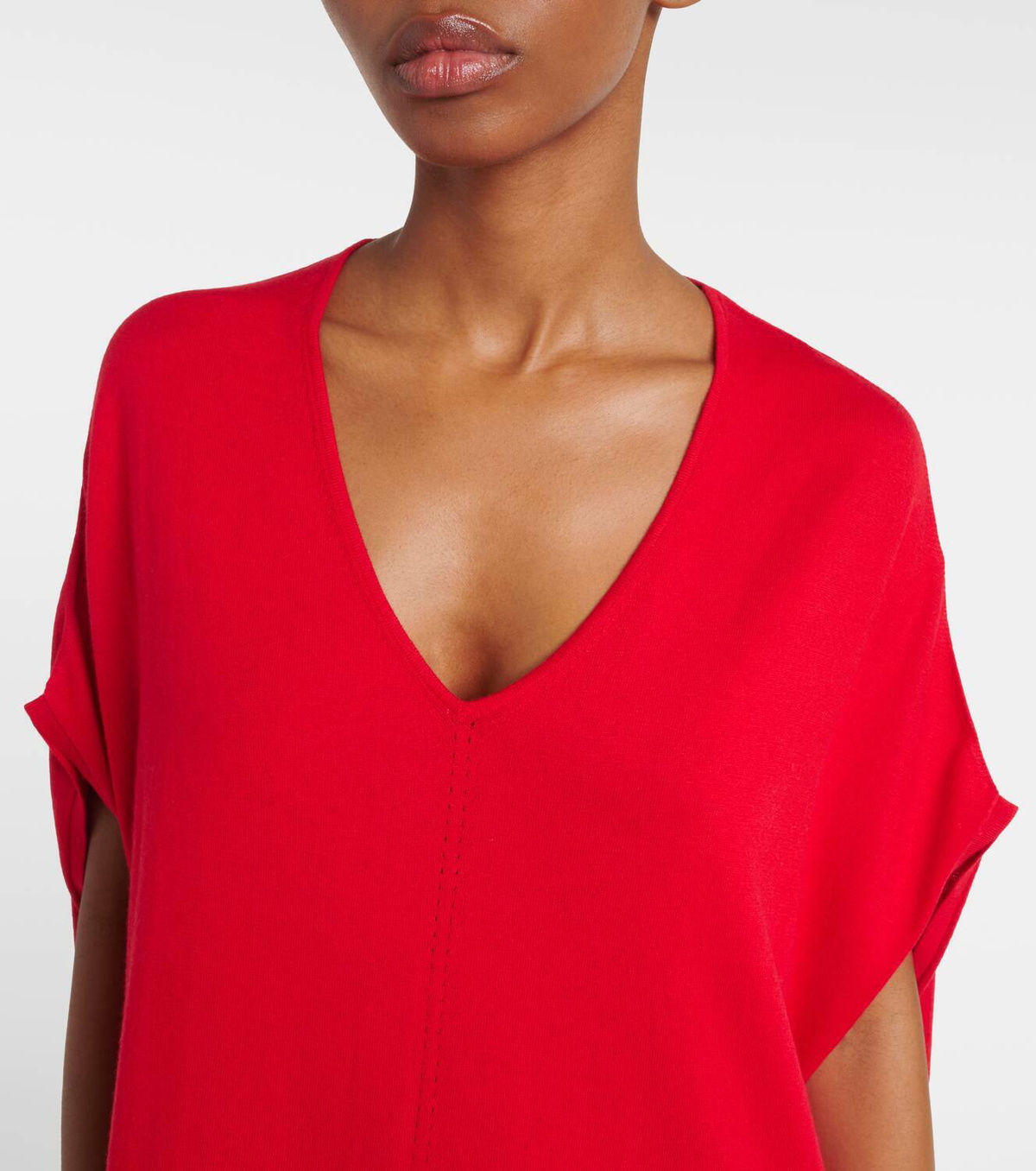 Jardin des Orangers Cotton, silk and cashmere maxi dress